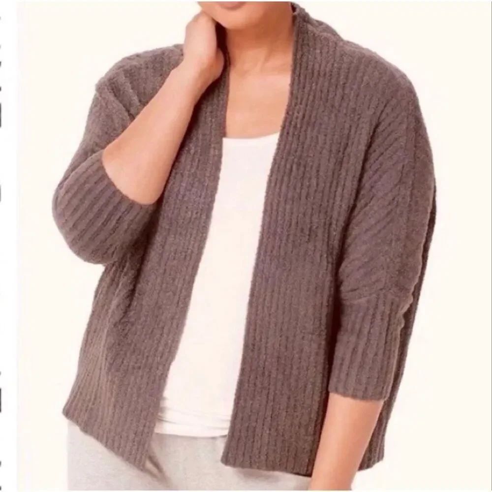 Barefoot Dreams Cozychic Lite Ribbed Shrug S/M